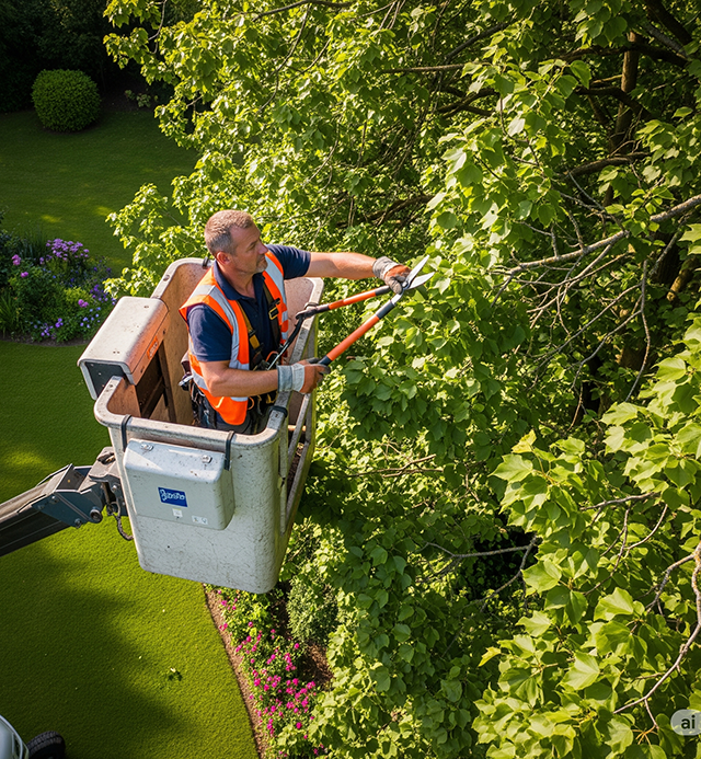 Noleggio cestelli elevatori per giardinaggio Boretto